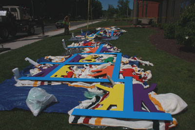 Unwrapped sculptures
