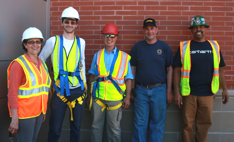 The install crew