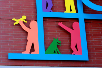 Detail of East Wall Sculpture