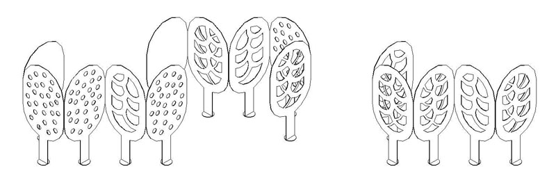 15 module tree formation