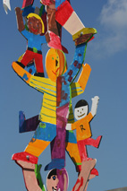 Community Totem - Syracuse Detail
