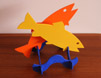 Desktop Fish 02 wood