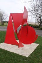 Folded Square Alphabet "J" - Fletcher Benton