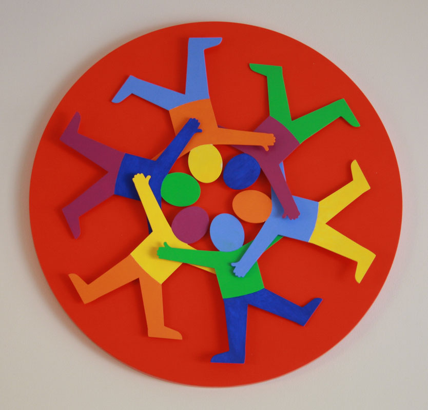 Joining Together (variation on red)
