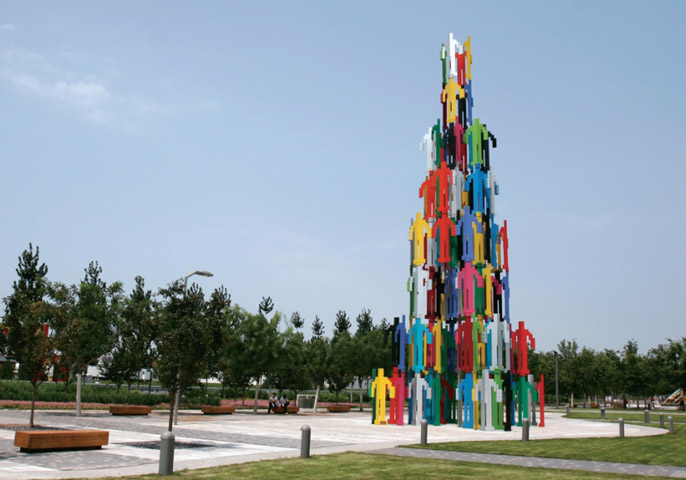 Jonathan Borofsky's People Tower