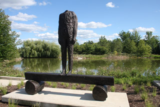 "Figure On A Trunk" Magdalena Abakanowicz