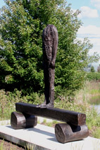 "Figure On A Trunk" Magdalena Abakanowicz