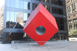 Isamu Noguchi's Red Cube