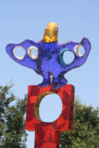 Bird on a Square Totem
