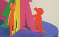 Standing Tall - tabletop detail