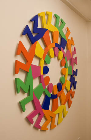 Support Circle Rainbow