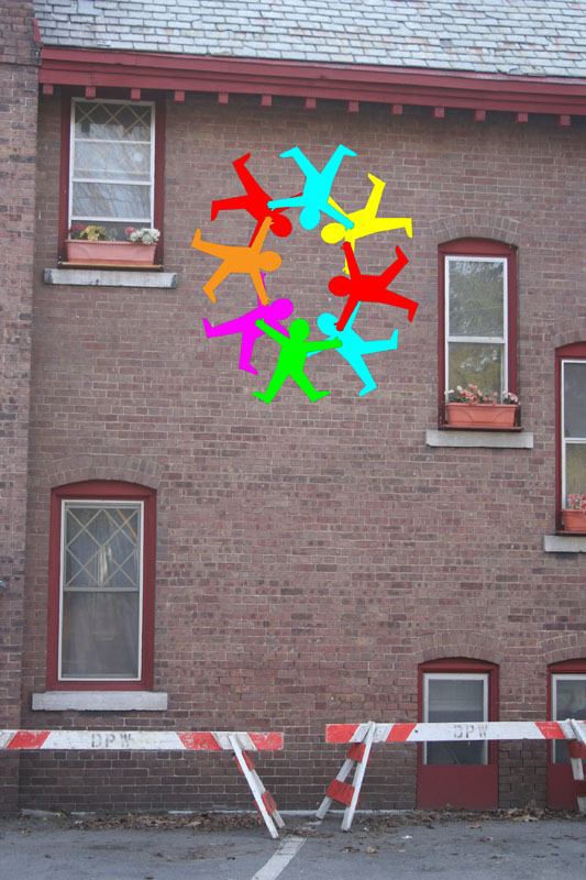 Westcott Community Center wall sculpture - Scheme 2