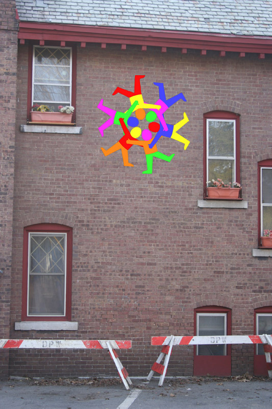 Westcott Community Center wall sculpture - Scheme 3