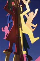 Standiing Tall - A Community Totem (detail)